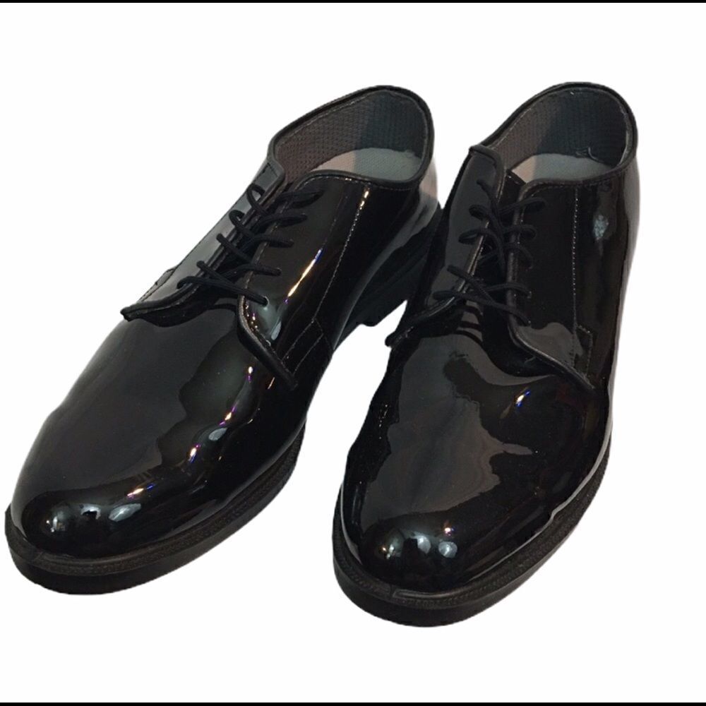 Bates High Gloss Uniform Oxford service shoes